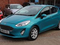 Used Ford Fiesta Zetec 100 HP (73 kW) 2018 Blue Hatchback