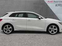 Used Audi A3 S-Line 147 HP (108 kW) 2023 White Sedan