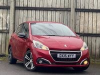 Used Peugeot 208 GT-line 110 HP (80 kW) 2016 Red Hatchback