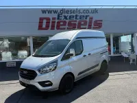 Used Ford Transit Custom Trend 104 HP (76 kW) 2022 Moondust silver (metallic paint) Van