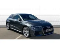 Used Audi A3 S-Line 110 HP (80 kW) 2023 Grey Sedan