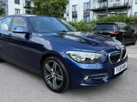 Used BMW 116 Sport Line 2018 Blue Hatchback