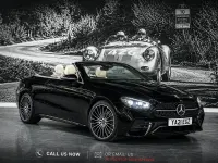 Used Mercedes E300 AMG line 2021 Black Cabriolet
