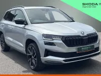 Used Skoda Karoq SportLine 110 HP (80 kW) 2023 Brilliant silver metallic SUV