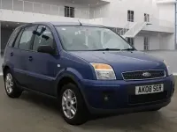 Used Ford Fusion Zetec 68 HP (50 kW) 2008 Blue Hatchback
