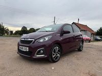 Used Peugeot 108 Allure 82 HP (60 kW) 2016 Purple Hatchback