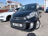 Used Kia Picanto 65 HP (47 kW) 2017 Black Hatchback