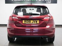 Used Ford Fiesta Zetec 100 HP (73 kW) 2018 Red Hatchback
