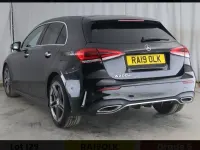 Used Mercedes A200 AMG Line Premium 150 HP (110 kW) 2019 Black Hatchback