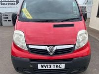 Used Vauxhall Vivaro 90 HP (66 kW) 2013 Red MPV