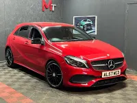 Used Mercedes A200 AMG Line Premium 136 HP (100 kW) 2016 Red Hatchback