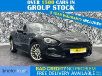 Used Fiat 124 Spider Classica 140 HP (102 kW) 2018 Black Cabriolet