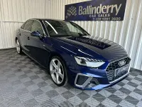 Used Audi A4 S-Line 160 HP (117 kW) 2021 Blue Sedan