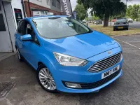 Used Ford C-MAX Titanium 123 HP (90 kW) 2017 Blue MPV