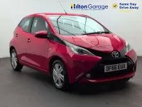 Used Toyota Aygo x-press 69 HP (50 kW) 2016 Red Hatchback