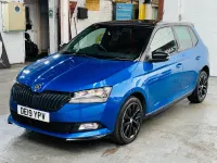Used Skoda Fabia Monte Carlo 110 HP (80 kW) 2019 Blue Hatchback