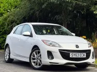 Used Mazda 3 105 HP (77 kW) 2013 White Hatchback