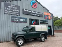 Used Land Rover Defender 122 HP (89 kW) 2009 Green Pickup