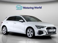 Used Audi A3 Sportback S-Line 2021 White Hatchback