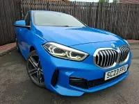 Used BMW 118 M Sport 136 HP (100 kW) 2023 Blue Hatchback