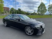 Used Mercedes E220 AMG line 194 HP (142 kW) 2018 Black Sedan