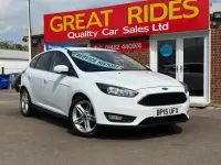 Used Ford Focus Zetec 2015 White Hatchback