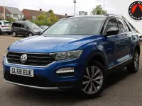 Used VW T-Roc Design 150 HP (110 kW) 2018 Blue SUV