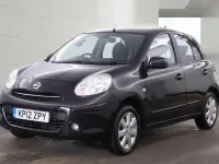 Used Nissan Micra Acenta 80 HP (58 kW) 2012 Black Hatchback