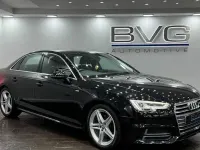 Used Audi A4 S-Line 150 HP (110 kW) 2018 Black Sedan