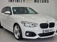 Used BMW 118 M Sport 136 HP (100 kW) 2016 White Hatchback
