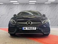 Used Mercedes E220 AMG line 194 HP (142 kW) 2019 Blue Coupe