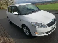 Used Skoda Fabia GreenLine 75 HP (55 kW) 2011 White Hatchback