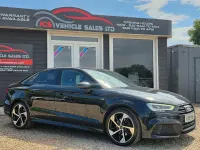 Used Audi A3 Black Edition 150 HP (110 kW) 2019 Black Sedan