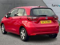 Begagnad Honda Jazz Hybrid 2020 Röd Halvkombi