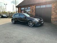 Used Mercedes A180 AMG line 121 HP (88 kW) 2016 Black Hatchback