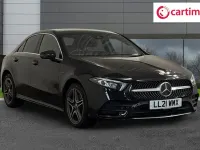 Used Mercedes A250 AMG line 2021 Black Sedan