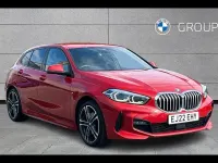 Used BMW 118 M Sport 134 HP (98 kW) 2022 Red Hatchback