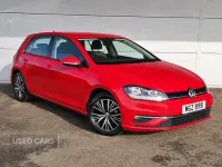 Used VW Golf VII SE 115 HP (84 kW) 2019 Red Hatchback