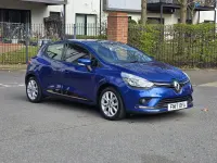 Used Renault Clio Dynamique 75 HP (55 kW) 2017 Blue Hatchback