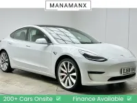 Used Tesla Model 3 Performance 461 kW (627 HP) 2019 White Sedan