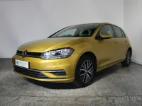 Used VW Golf VII SE 125 HP (91 kW) 2017 Yellow Hatchback