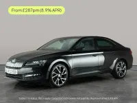 Used Skoda Superb SportlinePlus 218 HP (160 kW) 2023 Black Hatchback
