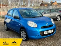 Used Nissan Micra Visia 98 HP (72 kW) 2012 Blue Hatchback