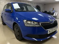 Used Skoda Fabia 75 HP (55 kW) 2019 Blue Hatchback