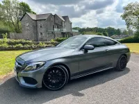 Used Mercedes C220 AMG line 2017 Grey Coupe