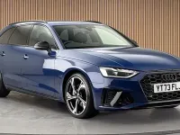 Used Audi A4 Black Edition 204 HP (150 kW) 2023 Ascari blue metallic Estate