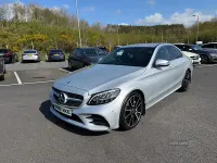 Used Mercedes C220 AMG line 194 HP (142 kW) 2019 Silver Sedan