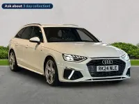 Used Audi A4 S-Line 200 HP (147 kW) 2024 White Estate