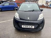 Used Peugeot 107 Active 68 HP (50 kW) 2014 Black Hatchback