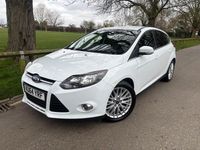 Used Ford Focus Zetec 2014 White Hatchback